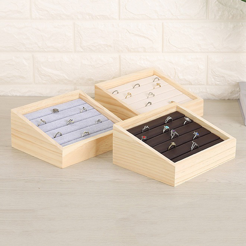 Jewelry Making Desk - 1pc Wood Jewelry Display Tray Pendant