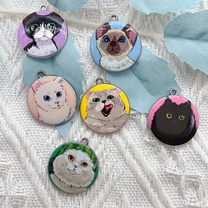 10pcs cartoon animal cat ename - Jewelry Making Pendants review and price