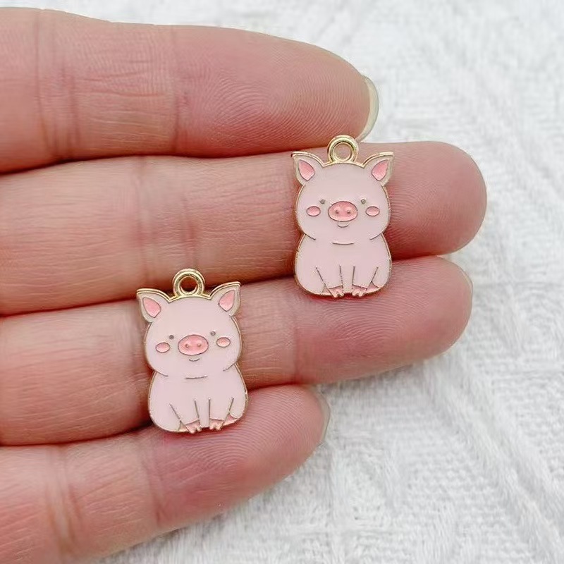 10pcs Cartoon Penguin Panda DI - Jewelry Making Pendants review and price