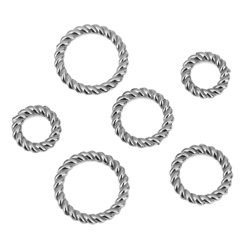 10pcs PVD Never Fade Stainless - Jewelry Making Closed Jump Rings review and price