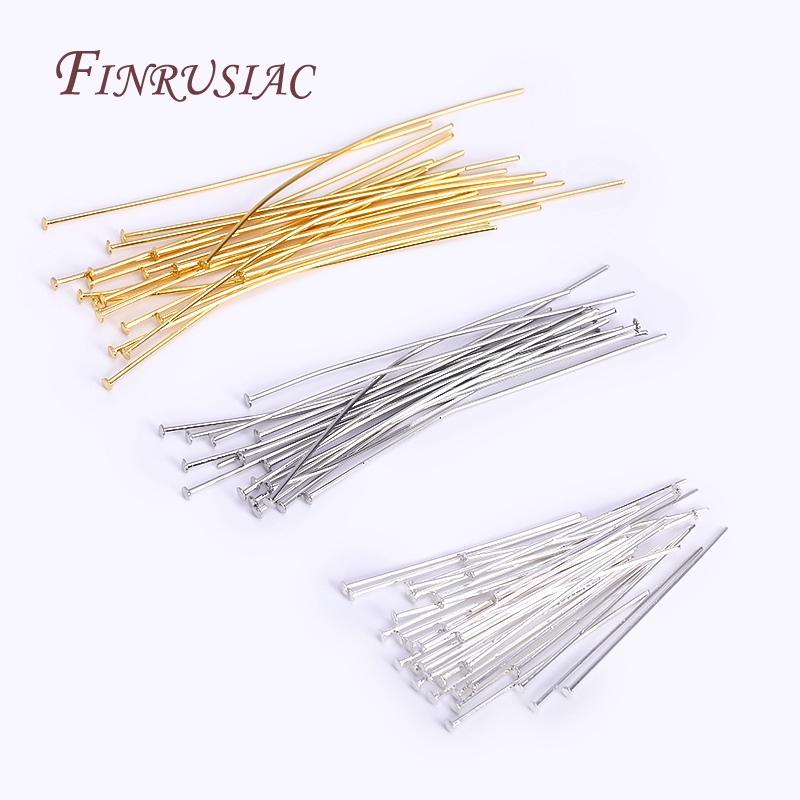 50-100Pcs/Lot Arc-shaped End F - Jewelry Making Head Pins review and price
