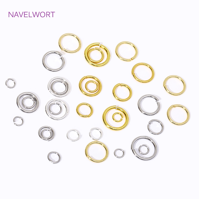 14K/18K Gold Plated Split Ring - Jewelry Making Closed Jump Rings review and price