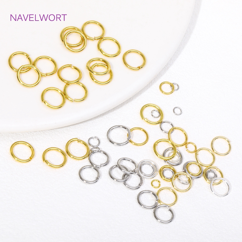 14K/18K Gold Plated Split Ring - Jewelry Making Closed Jump Rings review and price