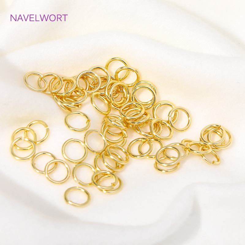 14K/18K Gold Plated Split Ring - Jewelry Making Closed Jump Rings review and price