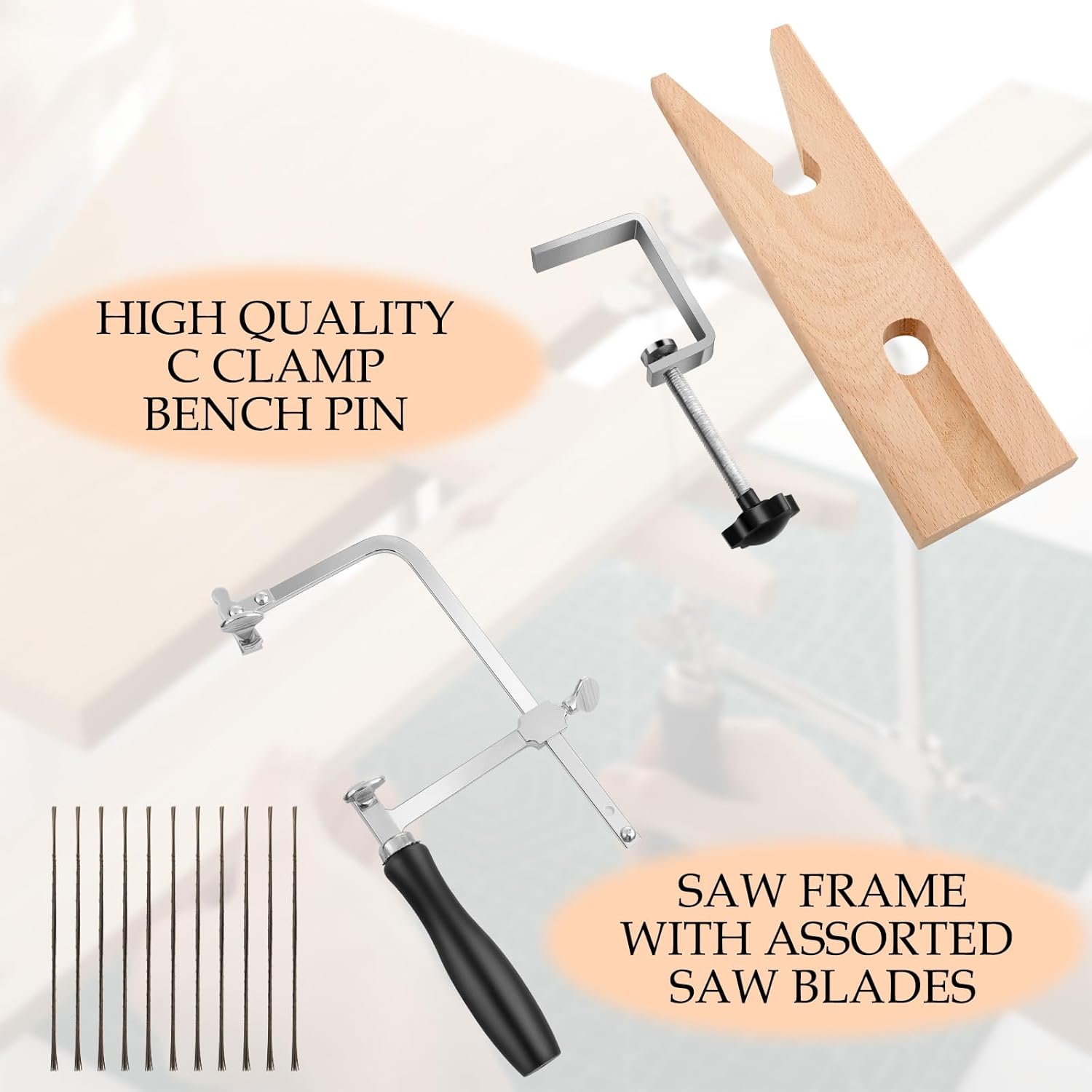 3-in-1 Adjustable Jeweler's Sa - Jewelry Making Desk review and price