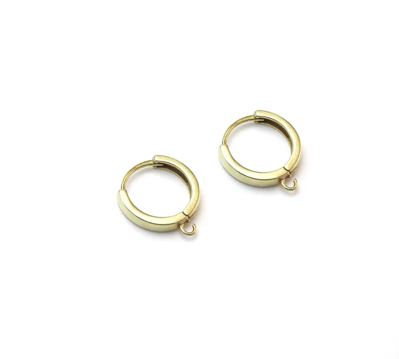 10pcs Brass Ear Hoops, Leverba - Jewelry Making School review and price