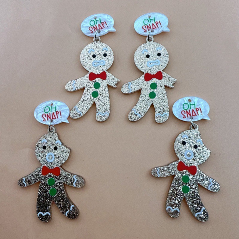 10pcs Cute Christmas Gingerbre - Jewelry Making Pendants review and price