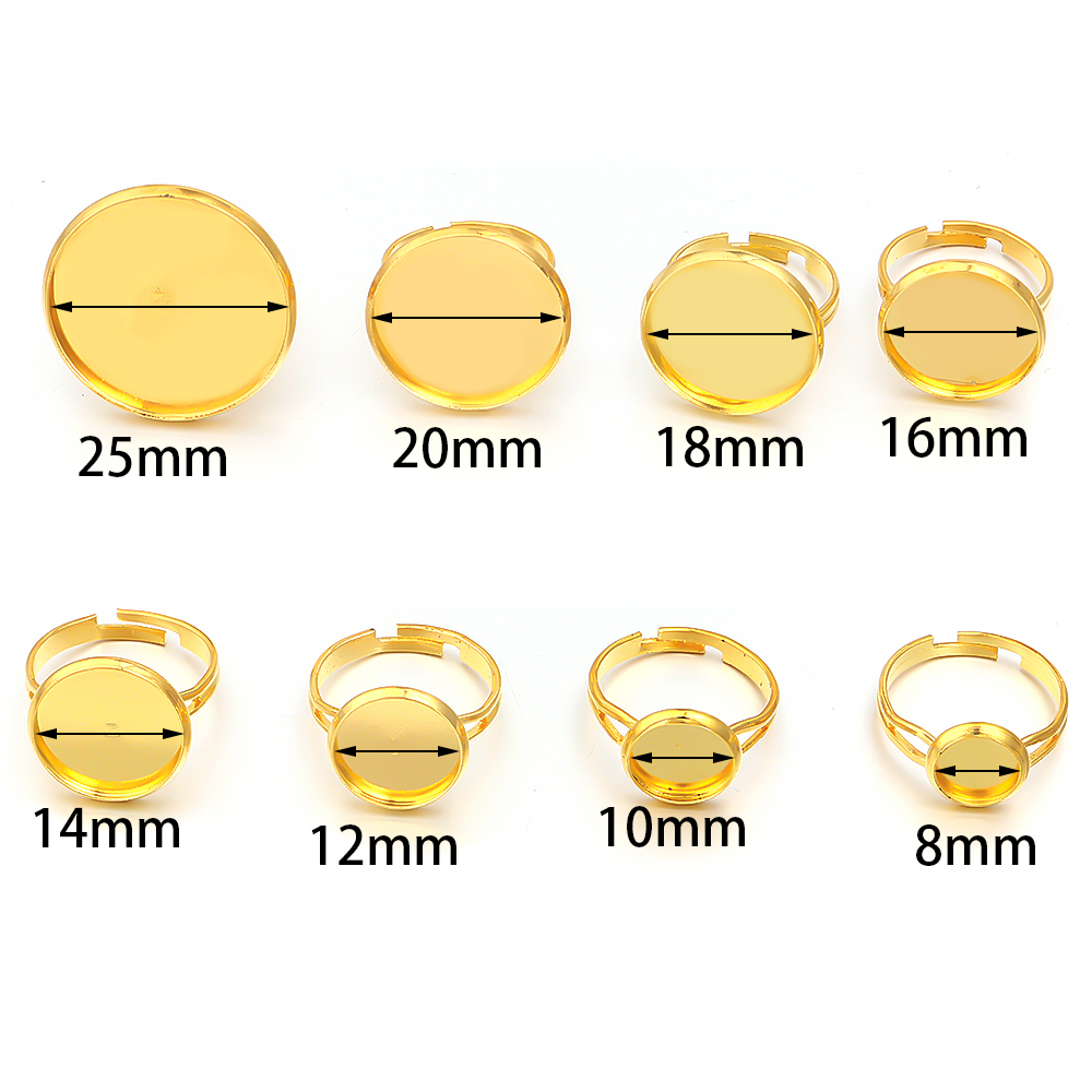 10Pcs/Lot Adjustable Blank Rin - Ring Blank Adjustable review and price