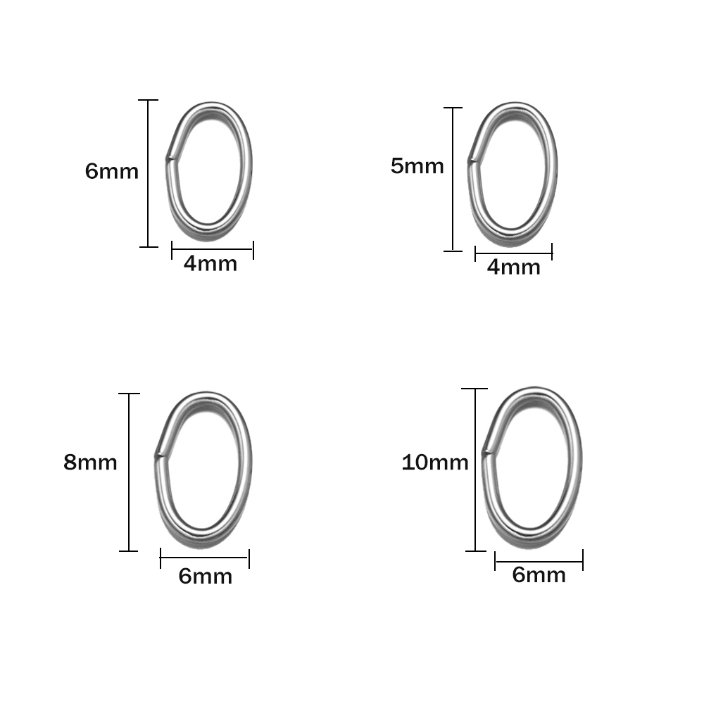 50pcs 3 Colors Stainless Steel - Jewelry Making Closed Jump Rings review and price