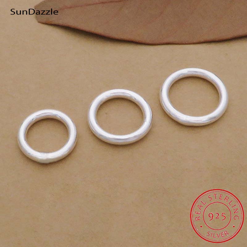 10pcs Genuine Real Pure Solid  - Jewelry Making Closed Jump Rings review and price