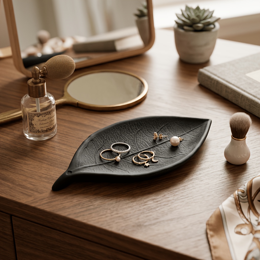 Minimalist 3D Leaf Jewelry Dis - Jewelry Making Desk review and price
