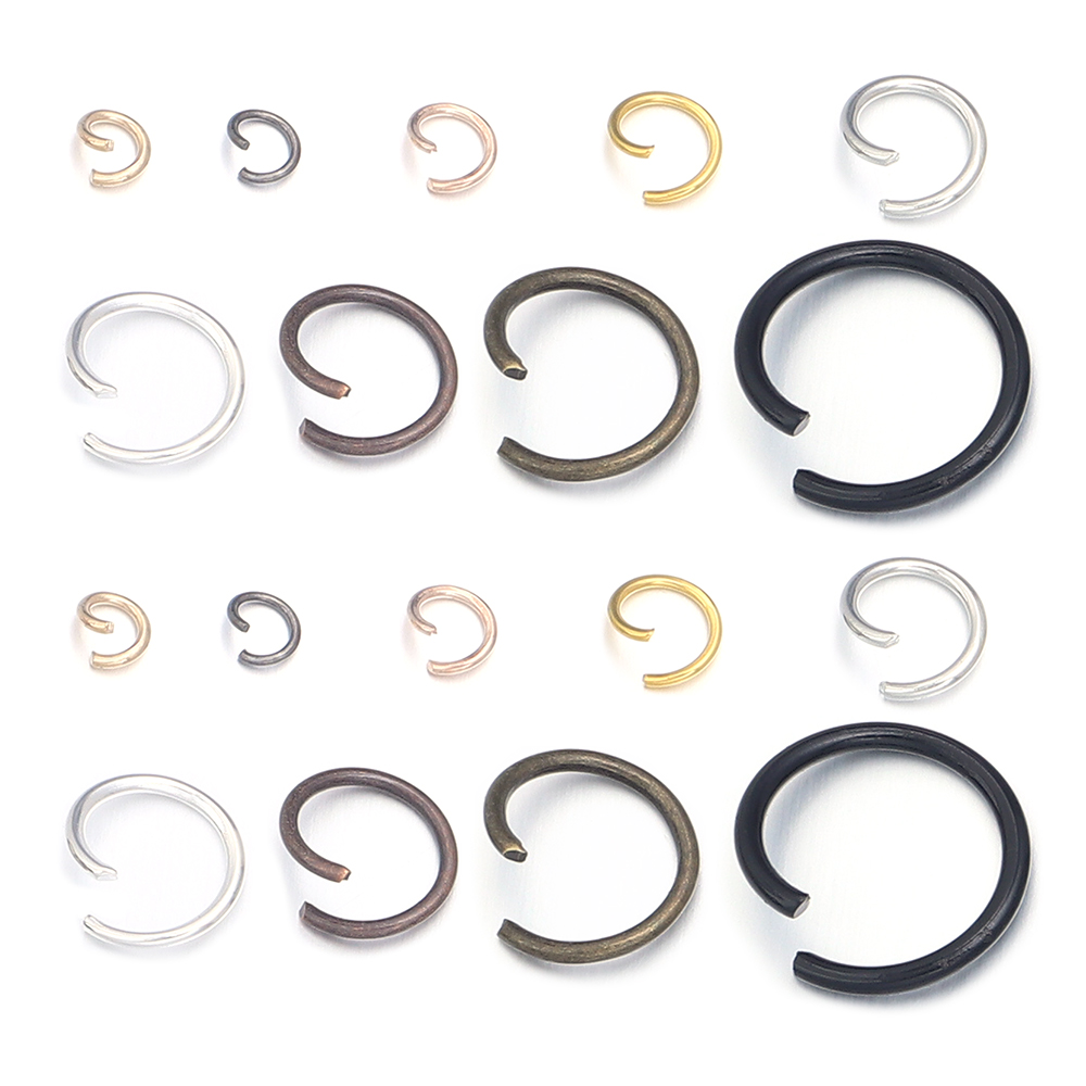 200pcs/lot Metal Open Jump Rin - Jewelry Making Closed Jump Rings review and price