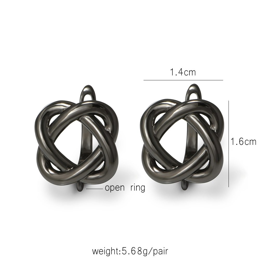 YANASI 1 Pair Gun Black  Brass - Jewelry Making School review and price