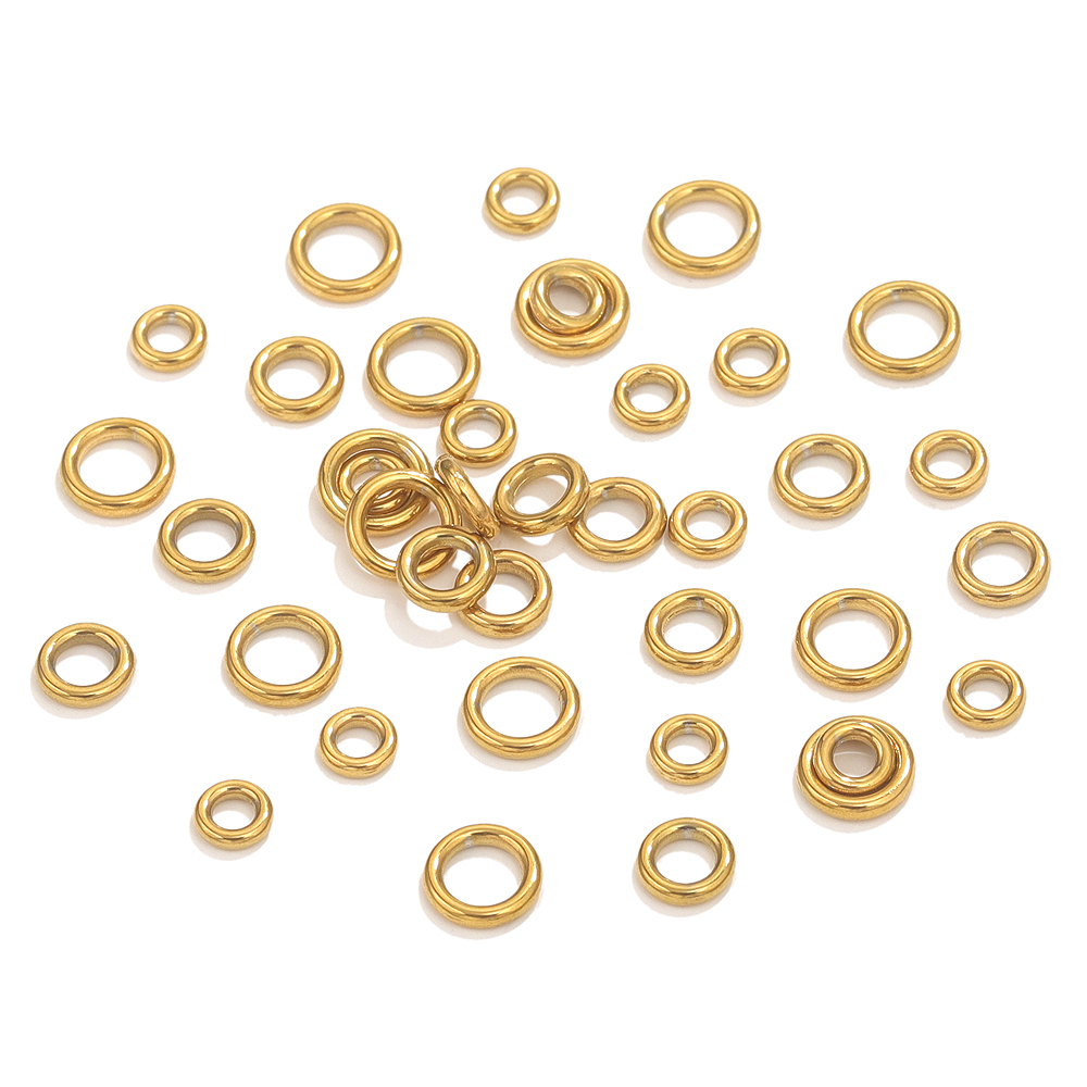 50pcs Stainless Steel O Ring G - Jewelry Making Closed Jump Rings review and price