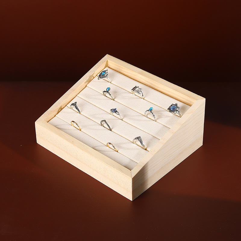 1pc Wood Jewelry Display Tray  - Jewelry Making Desk review and price