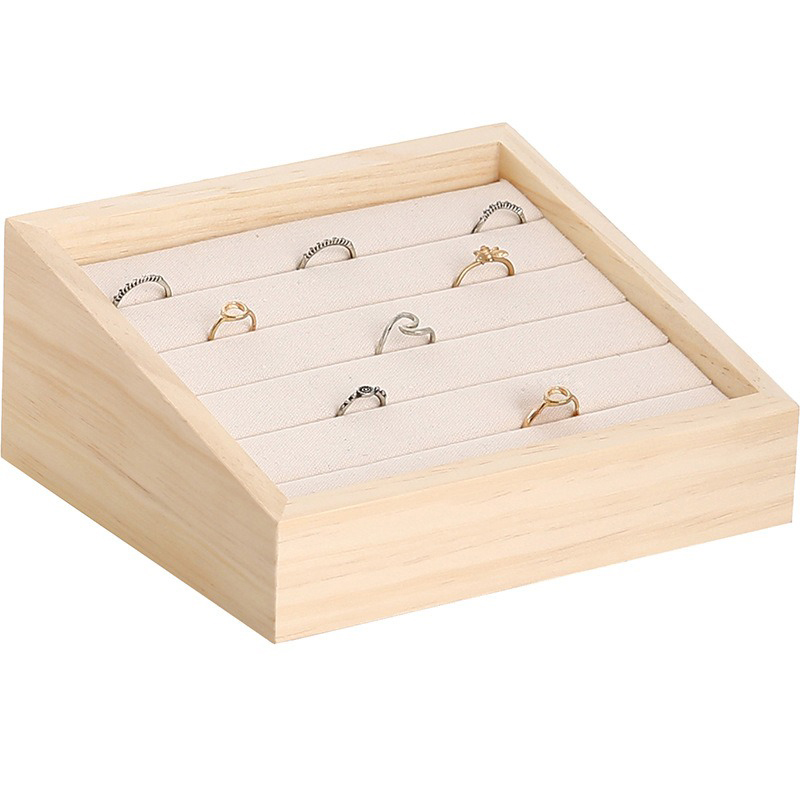 1pc Wood Jewelry Display Tray  - Jewelry Making Desk review and price