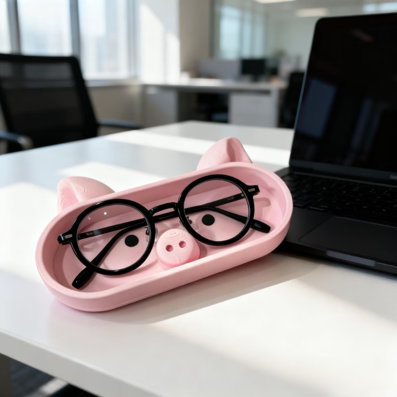 Pink pig shaped storage tray s - Jewelry Making Desk review and price