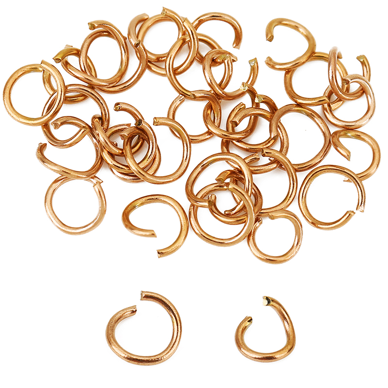100pcs Rose Gold Plated Stainl - Jewelry Making Closed Jump Rings review and price