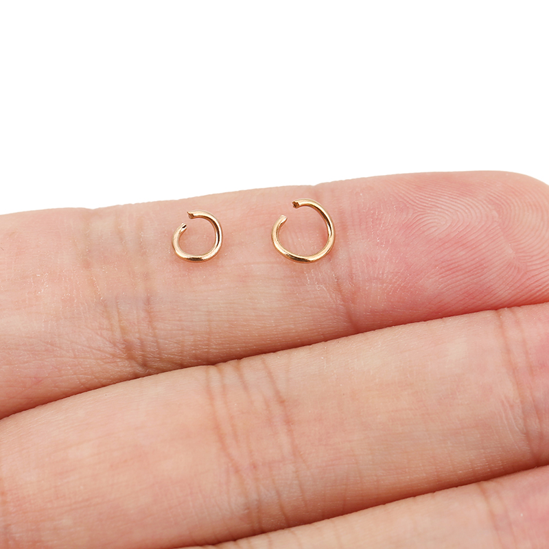 100pcs Rose Gold Plated Stainl - Jewelry Making Closed Jump Rings review and price