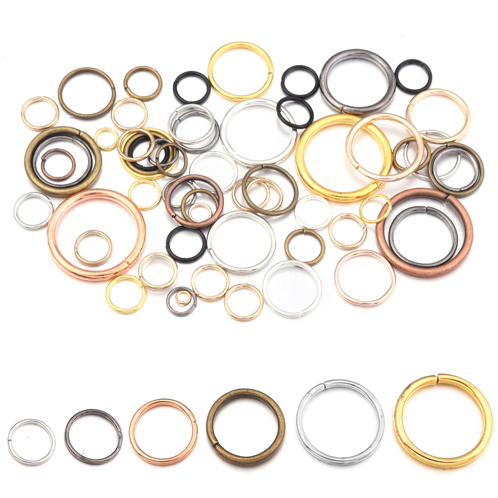 50-200Pcs/Lot 3-20mm Single Lo - Jewelry Making Closed Jump Rings review and price