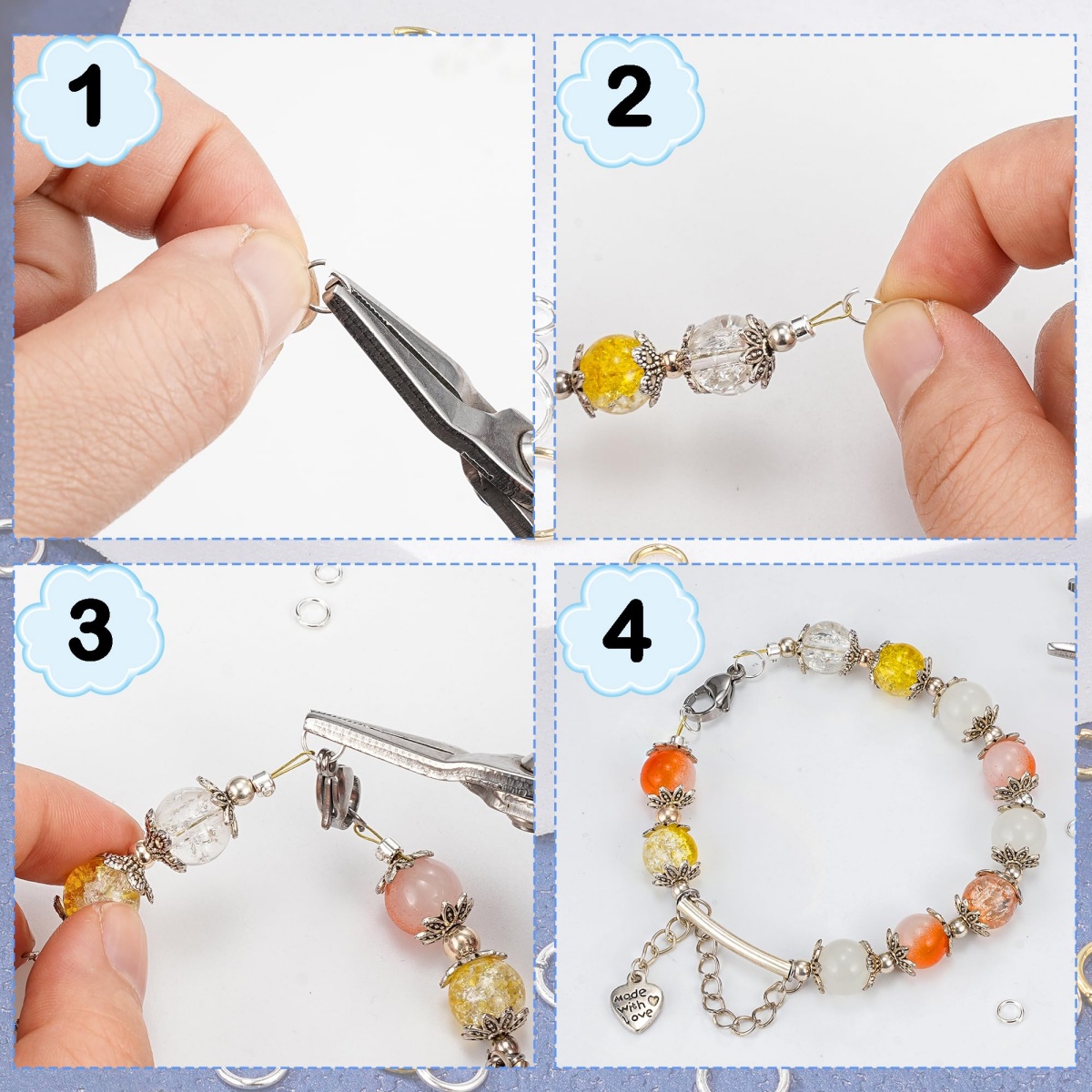 Iron Open Jump Rings Connector - Jewelry Making Closed Jump Rings review and price